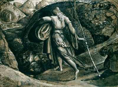 露丝从塞缪尔·帕默 (Samuel Palmer) 的拾穗中归来 作者 塞缪尔·帕尔默（Samuel Palmer）