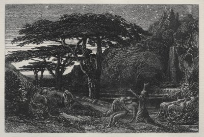 赛普拉斯丛林园 作者 塞缪尔·帕尔默（Samuel Palmer）