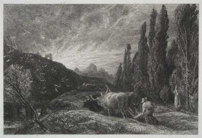 早耕农，1861年之前。 作者 塞缪尔·帕尔默（Samuel Palmer）