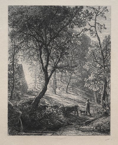 牧民小屋 作者 塞缪尔·帕尔默（Samuel Palmer）