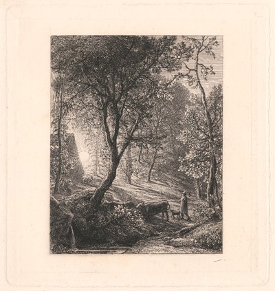 牧民的小屋 作者 塞缪尔·帕尔默（Samuel Palmer）