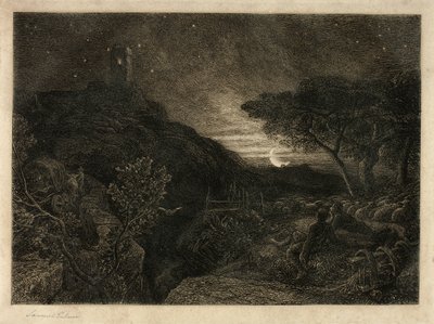 孤独之塔 作者 塞缪尔·帕尔默（Samuel Palmer）