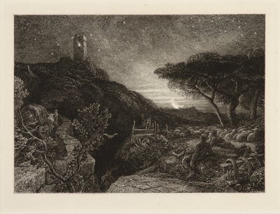 孤独之塔 作者 塞缪尔·帕尔默（Samuel Palmer）