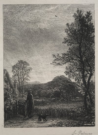 云雀，1850年。 作者 塞缪尔·帕尔默（Samuel Palmer）
