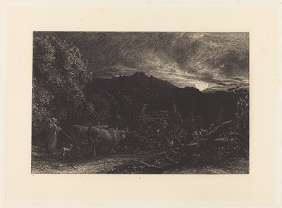 疲惫的耕夫 作者 塞缪尔·帕尔默（Samuel Palmer）