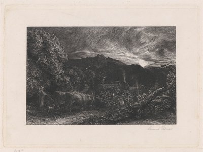 疲惫的农夫 作者 塞缪尔·帕尔默（Samuel Palmer）