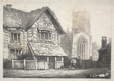 英格兰北部的一系列古代建筑和乡村小屋：赫尔姆斯利，1821年。 作者 塞缪尔·普鲁特