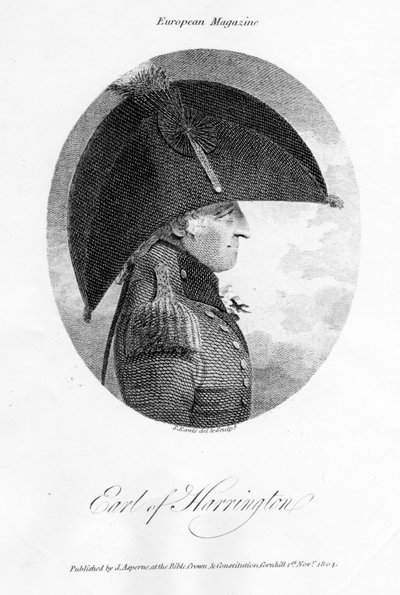 查尔斯斯坦霍普，哈灵顿第三伯爵，1804年 作者 塞缪尔·罗尔（Samuel Rawle）