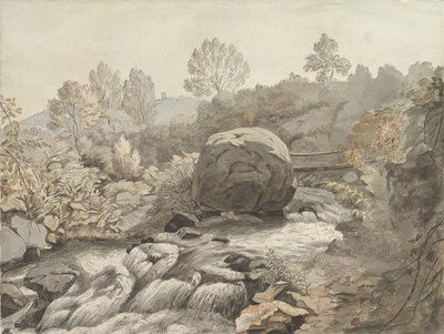 一条石溪，意大利，约1786-91年。 作者 塞缪尔·伍德福德