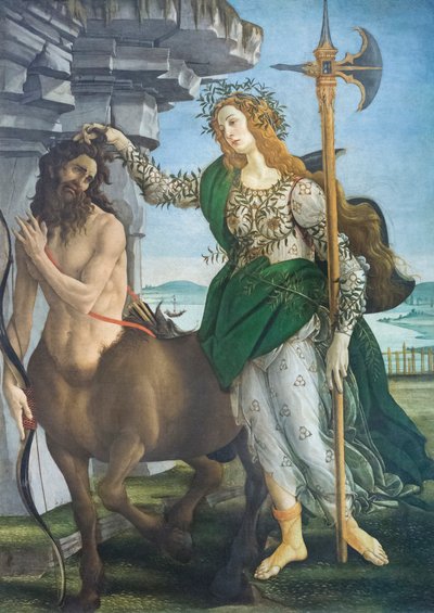 帕拉斯和半人马 作者 桑德罗·波提切利（Sandro Botticelli）