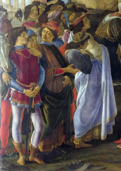 玛吉崇拜》细节 作者 桑德罗·波提切利（Sandro Botticelli）