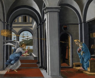 圣母领报 作者 桑德罗·波提切利（Sandro Botticelli）