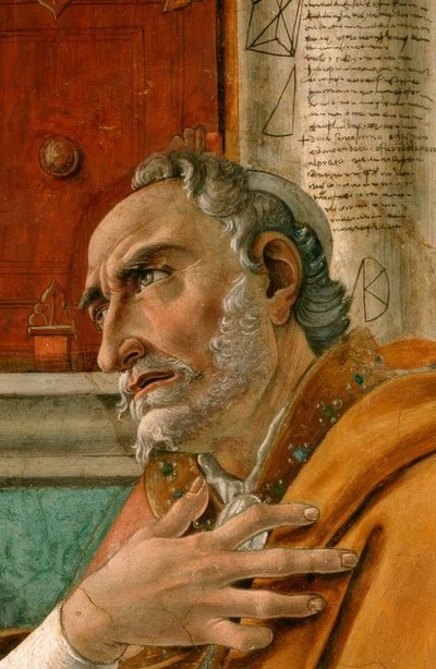 圣奥古斯丁 作者 桑德罗·波提切利（Sandro Botticelli）