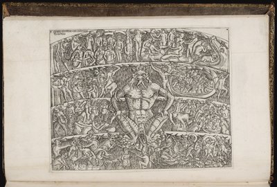 但丁的地狱的插图 作者 桑德罗·波提切利（Sandro Botticelli）