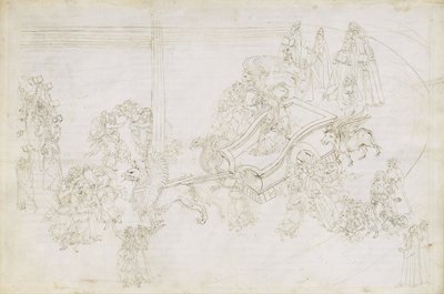 神曲喜剧插图，但丁·阿利吉耶里·普尔加托里奥31，1480-1490 作者 桑德罗·波提切利（Sandro Botticelli）