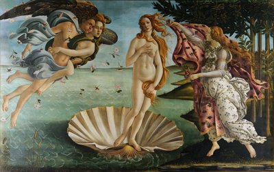 意大利语：维纳斯的诞生 维纳斯的诞生 作者 桑德罗·波提切利（Sandro Botticelli）