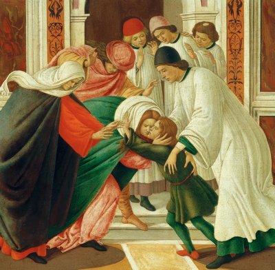 生活和奇迹d。 HL。 Zenobius（死者的觉醒） 作者 桑德罗·波提切利（Sandro Botticelli）