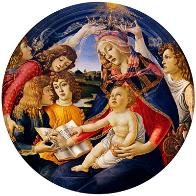 圣母像圣母（1483） 作者 Sandro Botticelli