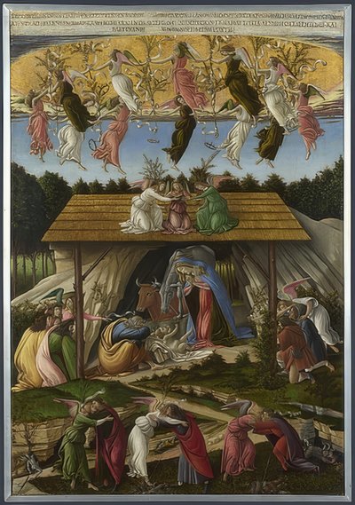基督的神秘诞生。 1500 作者 桑德罗·波提切利（Sandro Botticelli）