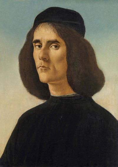 Michael Tarchaniota Marullus的肖像，约1500年。 作者 桑德罗·波提切利（Sandro Botticelli）