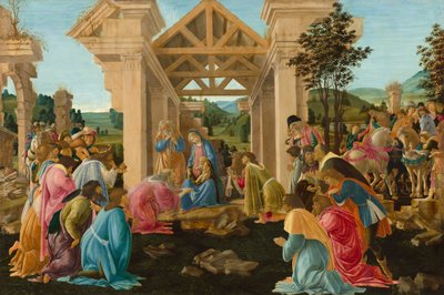 Magi的崇拜》，约1478-1482年。 作者 桑德罗·波提切利（Sandro Botticelli）