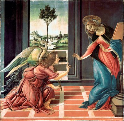 塞斯特罗报喜报，1489年 作者 桑德罗·波提切利（Sandro Botticelli）