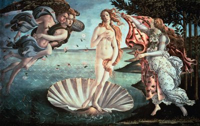 金星的诞生，c1482 作者 桑德罗·波提切利（Sandro Botticelli）
