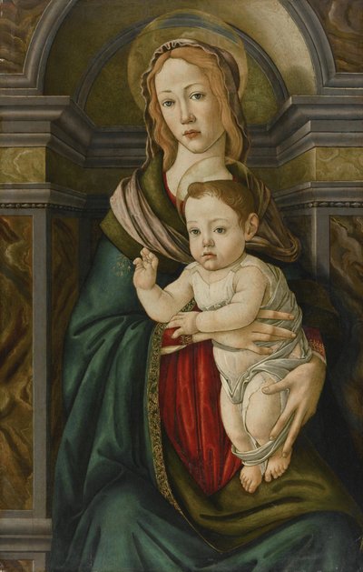 圣母与圣婴 作者 桑德罗·波提切利（Sandro Botticelli）