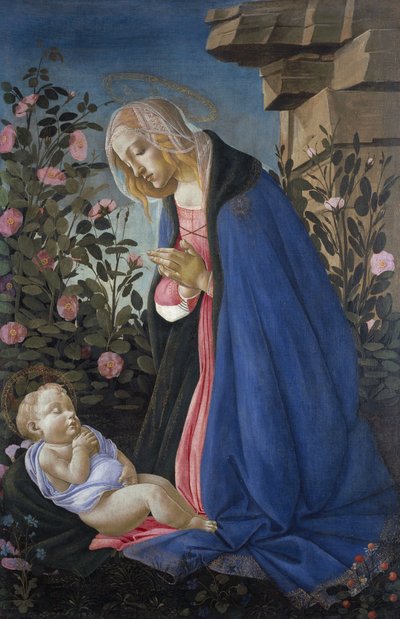 圣母怀抱沉睡的圣婴 作者 桑德罗·波提切利（Sandro Botticelli）
