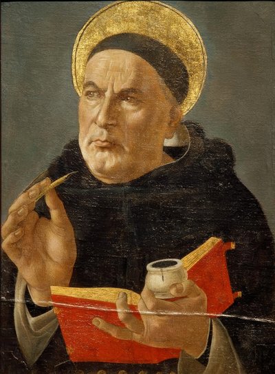 托马斯·阿奎那 作者 桑德罗·波提切利（Sandro Botticelli）
