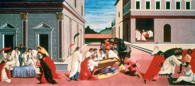 圣泽诺比乌斯的三个奇迹，1500年至1505年 作者 桑德罗·波提切利（Sandro Botticelli）