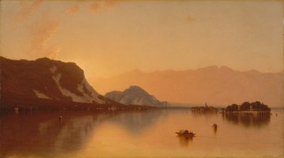 马焦雷湖上的伊索拉·贝拉（Isola Bella），1871年。 作者 桑福德·罗宾逊·吉福德