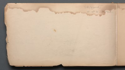 速写本，第03页：1859年，纽约第十街SR吉福德（SR Gifford），1859年。 作者 桑福德·罗宾逊·吉福德
