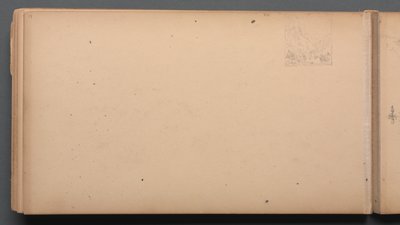 写生簿，第17页：缅因州迪克斯维尔山谷（Dixville Notch），1859年。 作者 桑福德·罗宾逊·吉福德