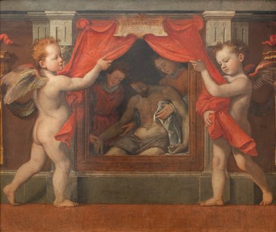 带有两个基路伯的彼得塔，约1576年。 作者 桑蒂·迪托（Santi di Tito）