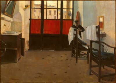普伊格塞达的理发师 作者 圣地亚哥·鲁西诺（SantiagoRusiñol）