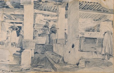 洗手间内部 作者 圣地亚哥·鲁西诺（SantiagoRusiñol）