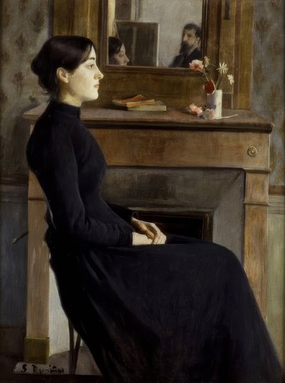 Weibliche Figur 作者 圣地亚哥·鲁西诺（SantiagoRusiñol）