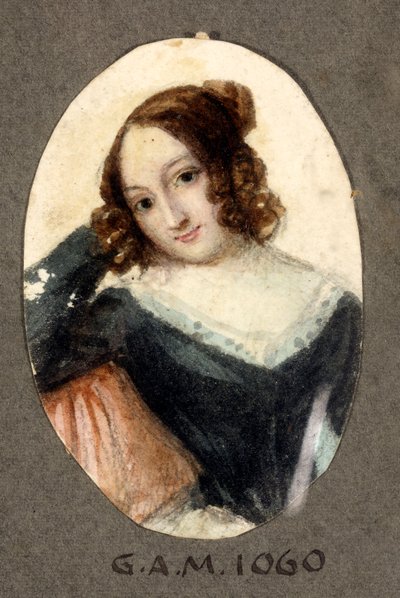 带着间谍微笑的少女 桑托-帕纳里奥（1786-1871 年）的画作 19 世纪 日内瓦，现代艺术画廊 作者 圣帕纳里奥