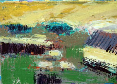 Landscape Iona I (acrylic on canvas) 作者 莎拉·海沃德
