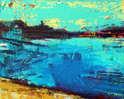 Sound of Iona (acrylic on canvas) 作者 莎拉·海沃德