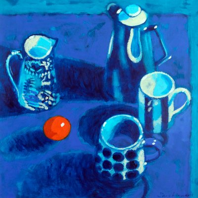静物 #46，2025 年（丙烯酸画板） 作者 Sara Hayward