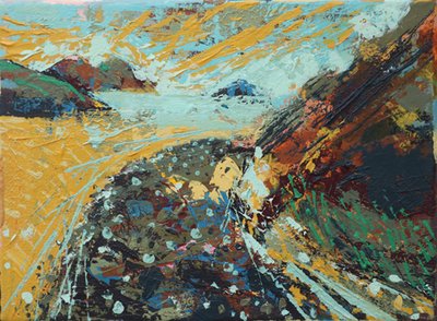 To the island (acrylic on canvas) 作者 莎拉·海沃德