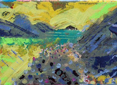 To the island (acrylic on canvas) 作者 莎拉·海沃德