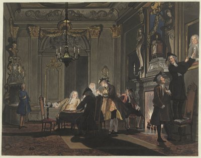 兄弟俩在交谈 作者 Cornelis Troost