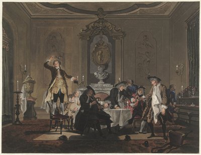 屋里一阵骚动 作者 Cornelis Troost