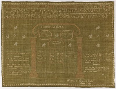 户籍采样器 作者 莎拉·查克（Sarah A.Chalker）