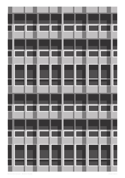 Brutalist Facade，2015（数字） 作者 萨拉·埃文斯