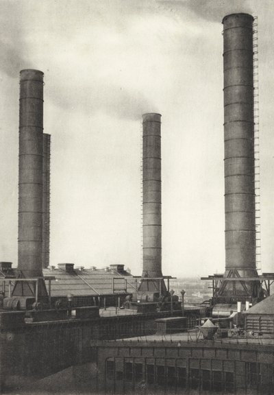 Berlin: Grosskraftwerk Klingenberg; Large Power Station Klingenberg (b/w photo) 作者 萨沙·斯通（Sasha Stone）