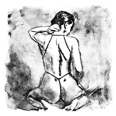 跪着的女人 作者 SaskiaBJ